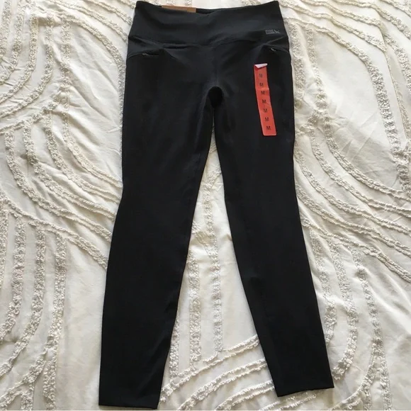 Eddie Bauer trail Black Women's Leggings M - Picture 2 of 8